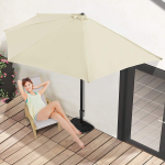OMBRELLONE Parete Mezzaluna Semicerchio Giardino Salvaspazio BASE MEZZALUNA Terrazza