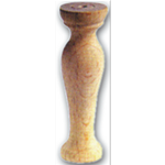 Colonnina In Legno Faggio Tornito Mobili Restauro Finitura Grezza 19x71H mm