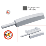 Cricchetto PUSH&PULL a Scatto con PARACOLPO Spingi Apri REGOLABILE Corsa 37mm Anta RIBALTA 