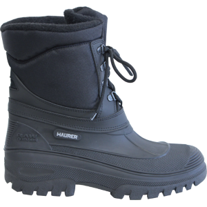 STIVALI TRONCHETTO N.46 INVERNALI MOD.CANADESE NERO MAURER