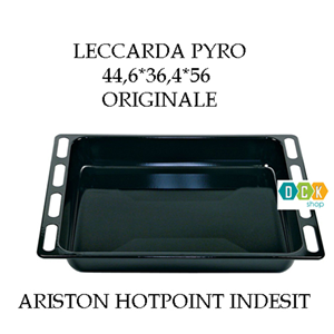 Leccarda Pyro Smaltata Nera 44,6*36,4*56 Forno Originale Ariston Hotpoint Indesit