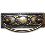 Maniglia Maniglietta METAL STYLE Florence Pendente Mobili Antichi 97x45 mm Restauro Arte 