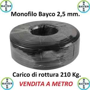Monofilo 1 Metro Bayco 2,5 Mm Tirante Antenne Tralicci Bayer Indistruttibile