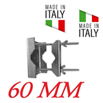 Staffa A Ringhiera Per Antenna Per Palo 30 60Mm Made In Italy Zincato