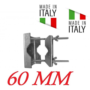 Staffa A Ringhiera Per Antenna Per Palo 30 60Mm Made In Italy Zincato