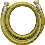 Tubo Per Gas Metano Gpl Acciaio Flessibile 2 Metri Attacco 1/2" Ff Cucina Norme Uni