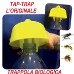 Trappola Bio Tappo Tap Trap® Calabroni Vespe Mosche Originale Made In Italy