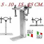 Staffa Zanca Tipo Emilia Fissaggio Antenna Palo Tv 5 10 15 25 Cm
