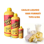 Caglio Liquido Clerici G/Dg Produzione Formaggio Latticini Vari Formati 100Gr 500Gr 1Kg