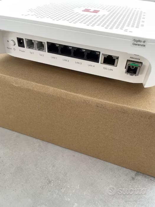 Modem Tim Sagemcom 10 Gb Hub + Fibra FTTH 2,5Gb / 10Gb Wifi 6 NO FTTC NO ADSL