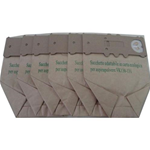 6 Sacchetti Carta Adattabili Per Vorwerk Folletto Vk130 Vk131 In Busta (Sacchetti)
