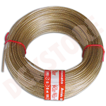 100 Metri Fune Funi Cavi Acciaio Ottonato Plasticato Mm 6 Rotolo 100 Metri Vela Agricoltura