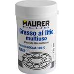 Grasso Al Litio Universale Multiuso 125 ML Vasetto Industriale Idrorepellente MAURER PLUS 