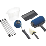 Rullo Pittura Con Serbatoio Kit 6 Pz. Maurer Antigoccia Ricaricabile Pareti Pitturazione 