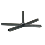 Base Ombrellone Metallo Croce Sostegno CM 100x100 Tubo Ø 46mm Giardino PAPILLON 