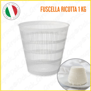  Bricolage e fai da te > Prodotti Uso Caseario > Fuscella Forma  Ricotta Ricottiera 1 KG Stampo Caseario PP Fustella Conica