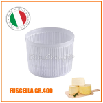 Fuscella Forma Plastica PP Cacio Ricotta 400 gr Formaggio Stampo Caseario 