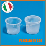 Fuscella Forma PP 300 gr Formaggio Fresco Raviggiolo Caciotta Stampo Caseario Fustella