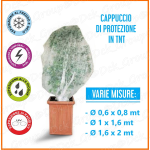 Telo Cappuccio TNT Antigelo Sacco Protezione Gelo Piante Ortaggi Alberi Fiori Inverno 