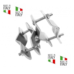 Giunto a Croce Piccolo Zincato Made in Italy Max 40 mm