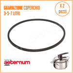 2 PEZZI Guarnizione Coperchio Pentola A Pressione Aeternum 3--5- 7 Lt Litri 