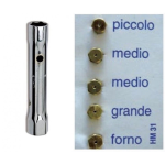 Kit 5 Ugelli Gas Metano Passo 6 MB + Chiave a Tubo x Ariston Indesit Smeg