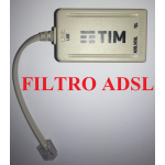 Filtro Adsl Sdoppiatore Telecom 2 Prese Rj11 6 Poli Femmina + 1 Spina Rj11 6 Pol
