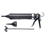 Pistola Materiale Sciolto Cilindrica Maurer per Malte Stucchi Fugature 900 ML+Ugello e Miscelatore 