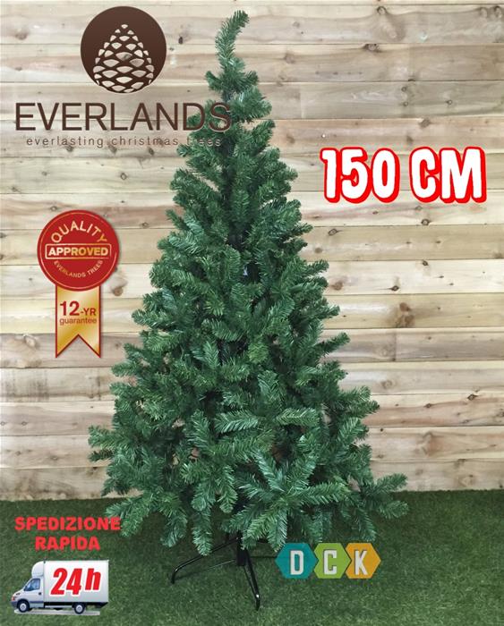 Albero Di Natale 150 Super Folto Realistico Verde Automatico Imperial Pine Ebay